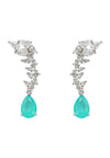 Henriette Teardrop Earrings Paraiba Tourmaline Silver