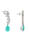 Henriette Teardrop Earrings Paraiba Tourmaline Silver