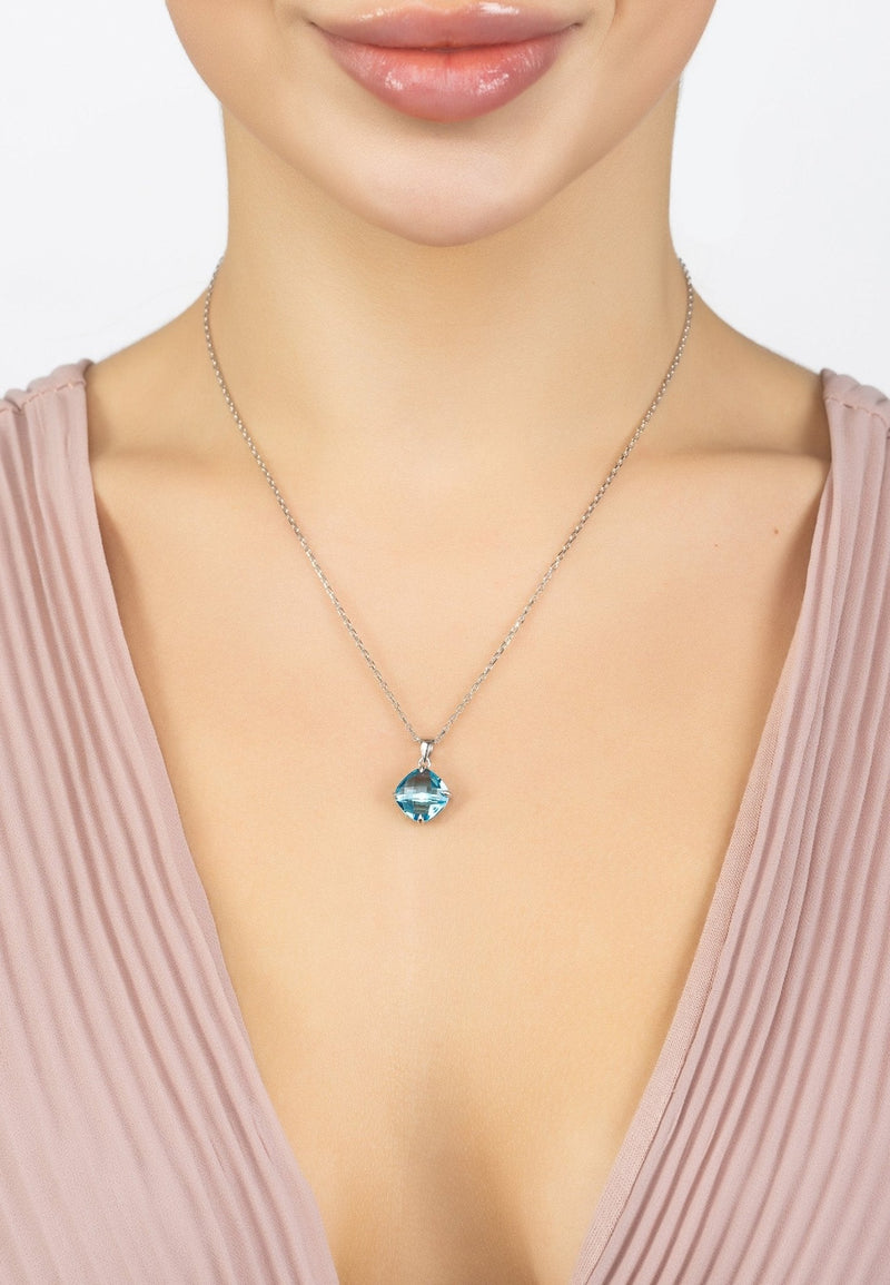 Chunky Blue Amazonite Gemstone Necklace – Nicki Lynn Jewelry