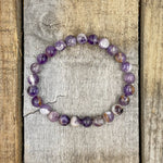 Union - Purple Amethyst Gemstone Beaded Bracelet